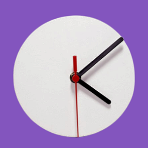 Relógio Redondo de Cerâmica