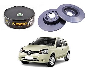 DISCO FREIO DIANTEIRO FREMAX RENAULT CLIO 1.0 16V 2012 A 2016