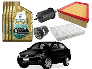 KIT TROCA DE FILTROS CABINE VOLKSWAGEN VOYAGE 1.6 8V 2008 A 2013