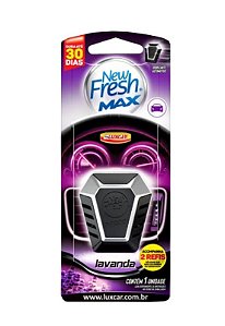 ODORIZADOR AUTOMOTIVO PAPEL LUXCAR NEW FRESH MAX LAVANDA