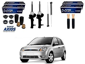 KIT AMORTECEDOR DIANTEIRO TRASEIRO NAKATA AXIOS ORIGINAL FORD FIESTA 1.0 1.6 2003 A 2006
