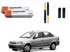 KIT AMORTECEDOR TRASEIRO COFAP CHEVROLET CORSA NOVO SEDAN 1.8 2003 A 2019