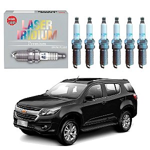 JOGO VELAS IGNIÇÃO NGK CHEVROLET TRAILBLAZER 3.6 V6 2017 A 2020