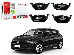 PASTILHA FREIO DIANTEIRA CERAMICA FERODO ORIGINAL VOLKSWAGEN POLO 1.0 MPI 1.6 MSI 2018 A 2020