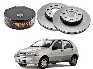 DISCO FREIO DIANTEIRO FREMAX FIAT PALIO 1.0 1.3 2001 A 2004