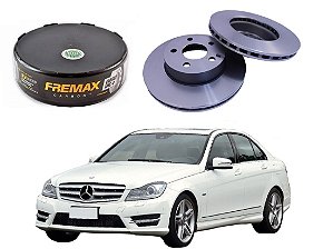 DISCO FREIO DIANTEIRO FREMAX MERCEDES-BENZ C180 1.8 2011 A 2012