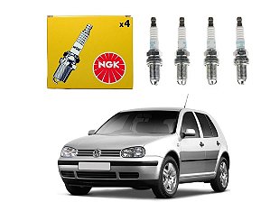 JOGO VELAS IGNIÇÃO NGK VOLKSWAGEN GOLF 1.8 20V 150CV 1998 A 2005