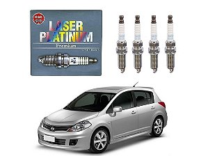 KIT VELA NGK BOBINA NISSAN TIIDA 1.8 16V 2008 A 2013