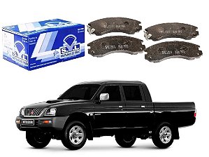 PASTILHA FREIO DIANTEIRA SYL ORIGINAL MITSUBISHI L200 2.5 1992 A 1997