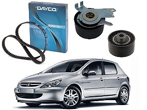 KIT CORREIA DENTADA TENSOR DAYCO ORIGINAL PEUGEOT 307 2.0 2002 A 2006