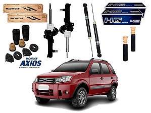 KIT AMORTECEDOR DIANTEIRO TRASEIRO NAKATA ECOSPORT 4X2 4X4 AUTOMATICA MANUAL 2.0 2008 A 2012