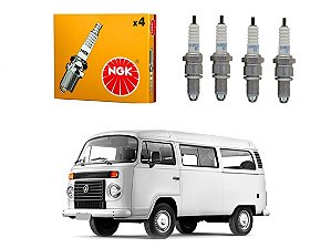 JOGO VELAS IGNIÇÃO NGK VOLKSWAGEN KOMBI 1.6 MI 1998 A 2006