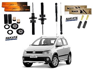 KIT AMORTECEDOR DIANTEIRO TRASEIRO COFAP VOLKSWAGEN CROSSFOX 1.6 2010 A 2014