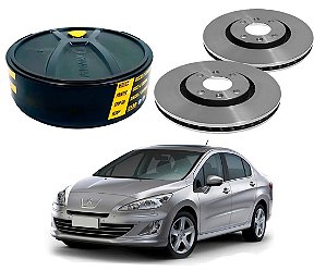 DISCO FREIO DIANTEIRO FREMAX ORIGINAL PEUGEOT 408 2.0 2012 A 2016