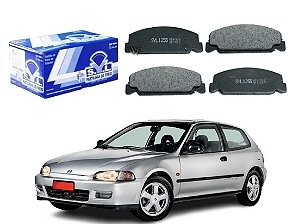 PASTILHA FREIO DIANTEIRA SYL ORIGINAL HONDA CIVIC 1.6 1992 A 1996