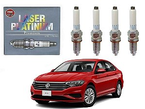 JOGO VELAS IGNIÇÃO NGK VOLKSWAGEN JETTA 1.4 2018 A 2021