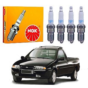 JOGO VELAS IGNIÇÃO NGK FORD COURIER 1.3 1997 A 1999