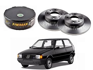DISCO FREIO DIANTEIRO FREMAX FIAT UNO 1.0 1.3 1.5 1984 A 1994