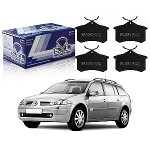 PASTILHA FREIO TRASEIRO SYL ORIGINAL RENAULT MEGANE GRAND TOUR 1.6 2.0 2006 A 2012