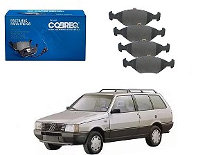 PASTILHA FREIO DIANTEIRA COBREQ ORIGINAL FIAT ELBA 1.3 1.5 1.6 1985 A 1997