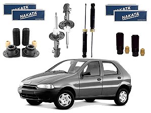 KIT AMORTECEDOR DIANTEIRO TRASEIRO NAKATA FIAT PALIO 1.0 1.5 1.6 1996 A 2000