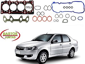 JOGO JUNTA CABEÇOTE BASTOS FIAT SIENA RST III 1.0 8V 2007 A 2009