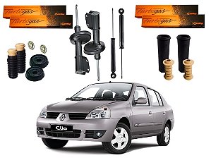KIT AMORTECEDOR DIANTEIRO TRASEIRO COFAP RENAULT CLIO SEDAN 1.6 2003 A 2007