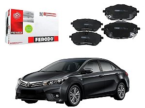 PASTILHA FREIO DIANTEIRA CERAMICA FERODO TOYOTA COROLLA 1.8 2.0 2015 A 2016