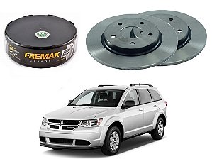DISCO FREIO TRASEIRO FREMAX DODGE JOURNEY 2.7 2009 A 2011