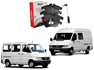 PASTILHA FREIO DIANTEIRO SENSOR WILLTEC ORIGINAL MERCEDES-BENZ SPRINTER 310 2.5 1995 A 2000