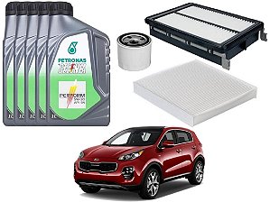 KIT TROCA DE FILTROS KIA SPORTAGE 1.6 TGDI 2017 A 2021