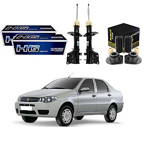 KIT AMORTECEDOR DIANTEIRO NAKATA ORIGINAL FIAT SIENA 1.4 1.8 2004 A 2008