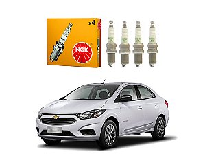 JOGO VELAS IGNIÇÃO NGK CHEVROLET PRISMA 1.0 2016 A 2019