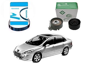 KIT CORREIA DENTADA TENSOR DAYCO PEUGEOT 307 SEDAN 1.6 16V 2007 A 2012