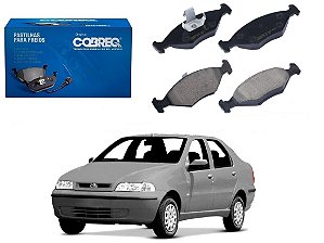 PASTILHA FREIO DIANTEIRA COBREQ FIAT SIENA 1.0 1.3 1.4 2001 A 2003