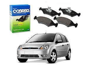 PASTILHA FREIO DIANTEIRA COBREQ ORIGINAL FORD FIESTA SUPERCHARGER 1.0 2002 A 2006