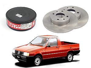 DISCO FREIO DIANTEIRO TRW FIAT FIORINO 1.3 1.5 1986 A 1990