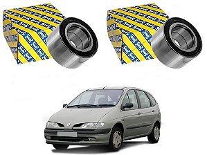 PAR ROLAMENTO RODA DIANTEIRO SNR ORIGINAL. RENAULT SCENIC 1.6 2.0 1998 A 2010