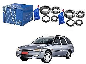 PAR KIT ROLAMENTO RODA TRASEIRO SKF FORD ESCORT WAGON 1.8 1997 A 2002