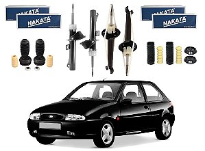 KIT AMORTECEDOR DIANTEIRO TRASEIRO NAKATA FORD FIESTA 1.6 2000 A 2002