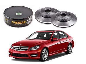 DISCO FREIO DIANTEIRO FREMAX ORIGINAL MERCEDES-BENZ C250 1.8 2011 A 2014