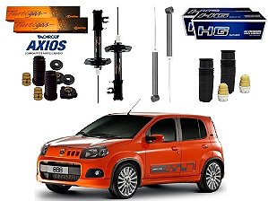 KIT AMORTECEDOR DIANTEIRO TRASEIRO NAKATA FIAT NOVO UNO SPORTING 1.4 2013 A 2016