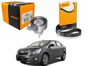 KIT CORREIA DENTADA TENSOR CONTITECH ORIGINAL CHEVROLET COBALT 1.4 1.8 2012 A 2015