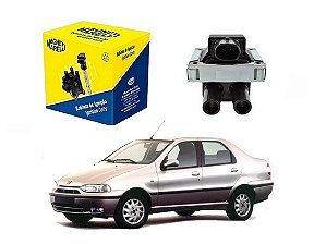 BOBINA DE IGNIÇÃO MARELLI FIAT SIENA 1.5 8V 1.6 8V 1998 A 2000