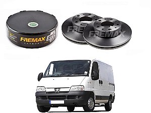 DISCO FREIO DIANTEIRO FREMAX ORIGINAL PEUGEOT BOXER ARO 15 2.3 2010 A 2017