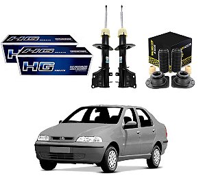 KIT AMORTECEDOR DIANTEIRO NAKATA ORIGINAL FIAT SIENA 1.0 1.3 1.5 2001 A 2003