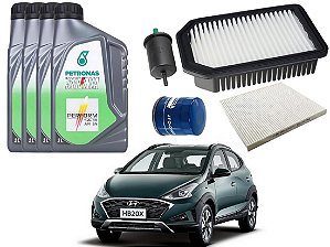 KIT REVISAO CABINE HYUNDAI HB20X 1.0 TGDI 1.6 2020 A 2021