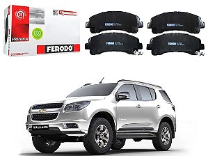 PASTILHA FREIO DIANTEIRA CERAMICA FERODO CHEVROLET TRAILBLAZER 4X2 4X4 2.8 3.6 2013 A 2016