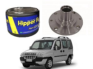 CUBO DE RODA DIANTEIRO HIPPER FREIOS FIAT DOBLO 1.8 2004 A 2010