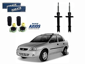 KIT AMORTECEDOR DIANTEIRO NAKATA ORIGINAL CHEVROLET CORSA SEDAN 1.0 1.6 1996 A 2006